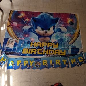 Sonic the Hedgehog birthday supplies